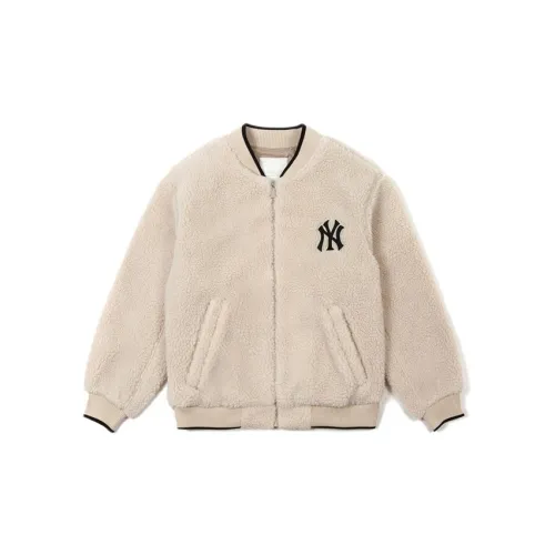 MLB New York Yankees Velvet Jackets Unisex Beige