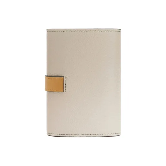 LOEWE Grained Calfskin Wallet Women's Oat-2