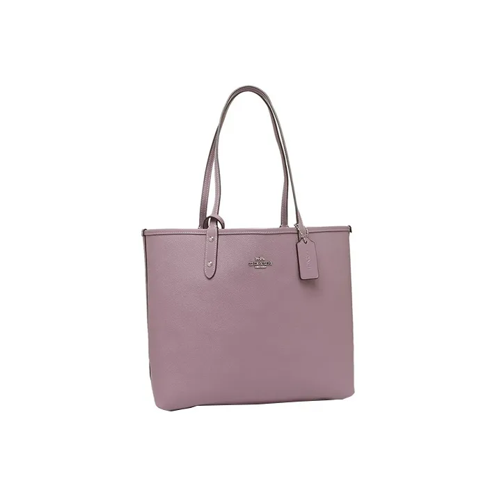 COACH City Canvas With Leather Tote Bag, Shopping Bag, Handbag Women's-3