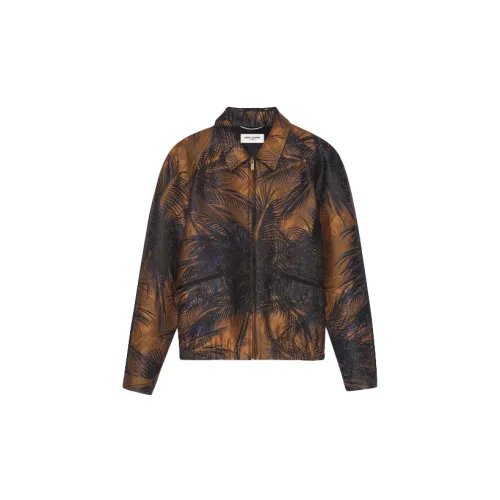 SAINT LAURENT Jackets Men Tobacco