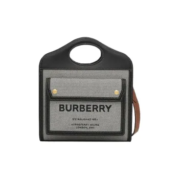 Burberry Mini Pocket Bag 'Black/Tan'
