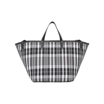 Burberry Nylon Tote Bag Shopping Bag Shoulder Bag Handbag Mini Women's Black