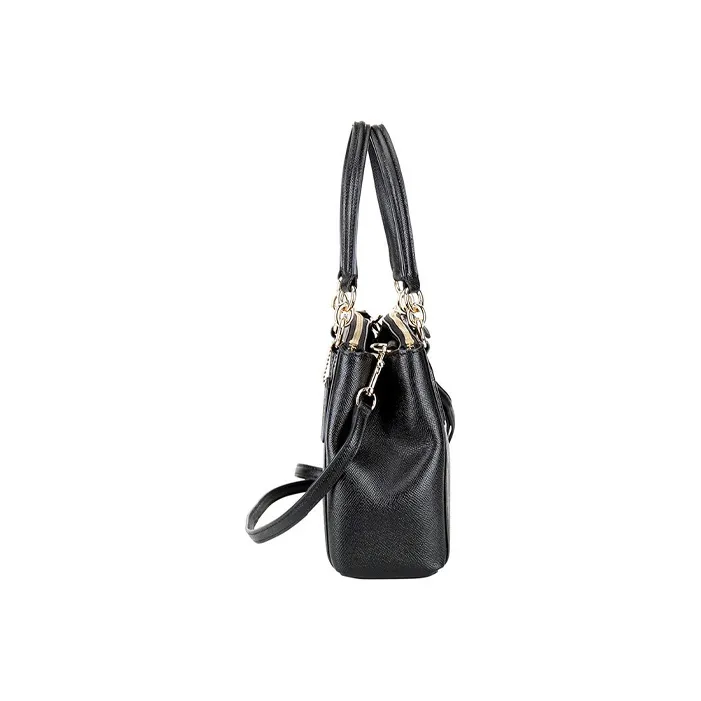 COACH Christie Leather Handbags Shoulder Bag Crossbody Bag Large Size Women's Black-1