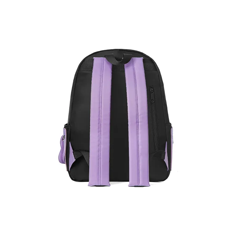 MR.ACE HOMME Nylon Fabric Backpack Regular Women's Black-9