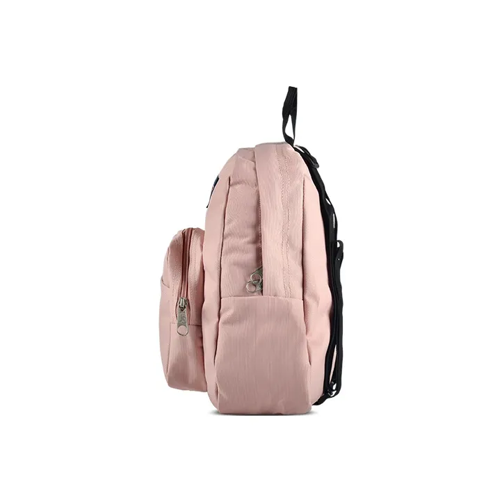 JanSport Leather Backpack Mini Unisex Beeswax Powder-2