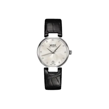 MIDO Baroncelli Collection Automatic Mechanical Movement Women's Watch Watch 33mm Beige Watch Dial