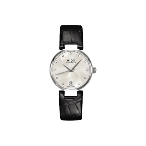 MIDO Wmns Baroncelli Series Mechanical Watch 33mm M022.207.16.036.10 Black/Beige