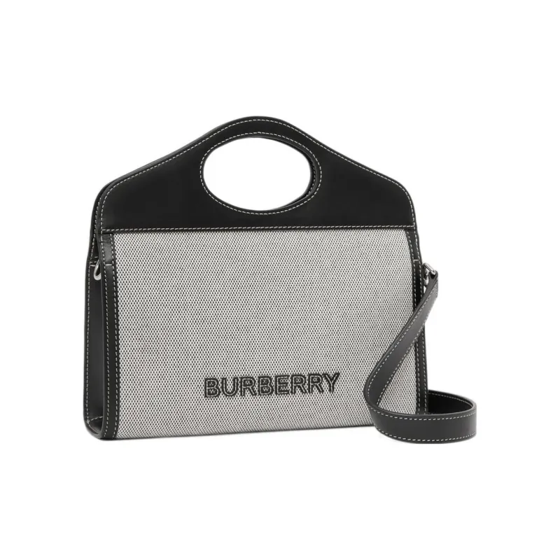 Burberry Pocket Crossbody Bag 'Black'-3