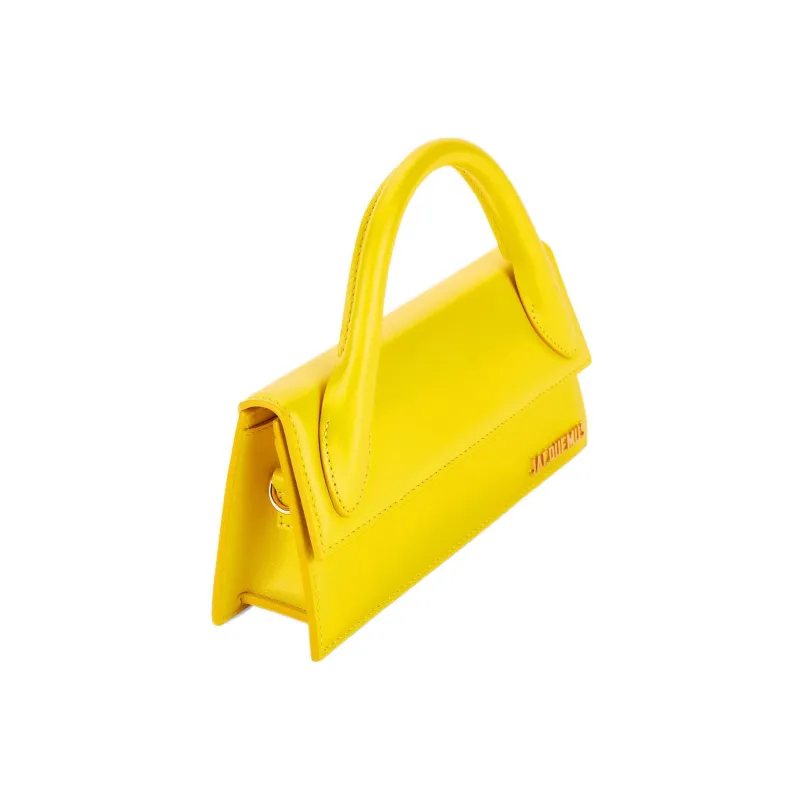 Jacquemus Leather Shoulder Bag, Handbag Women's Yellow-1