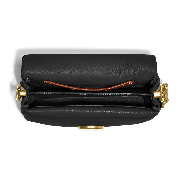 COACH Tabby Leather Cloud Bag Shoulder Bag Crossbody Bag Handbag Mini Women's Black-2