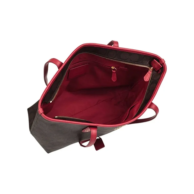COACH City Zip Tote Shoulder Bags-4
