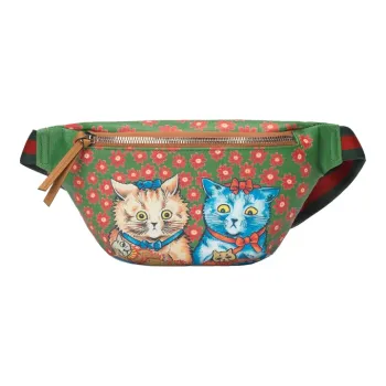 GUCCI Canvas Fanny Pack Sling Bags Kids' Bags Kids' Green/Pink