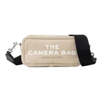MARC JACOBS Cotton Camera Bags Small Square Bag Shoulder Bag Crossbody Bag Unisex White