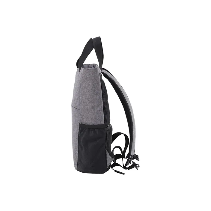 CROWN Nylon Handheld Backpack Regular Gray Black-2