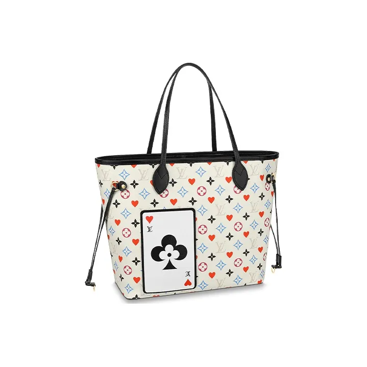LOUIS VUITTON Neverfull Mm Game On White-0