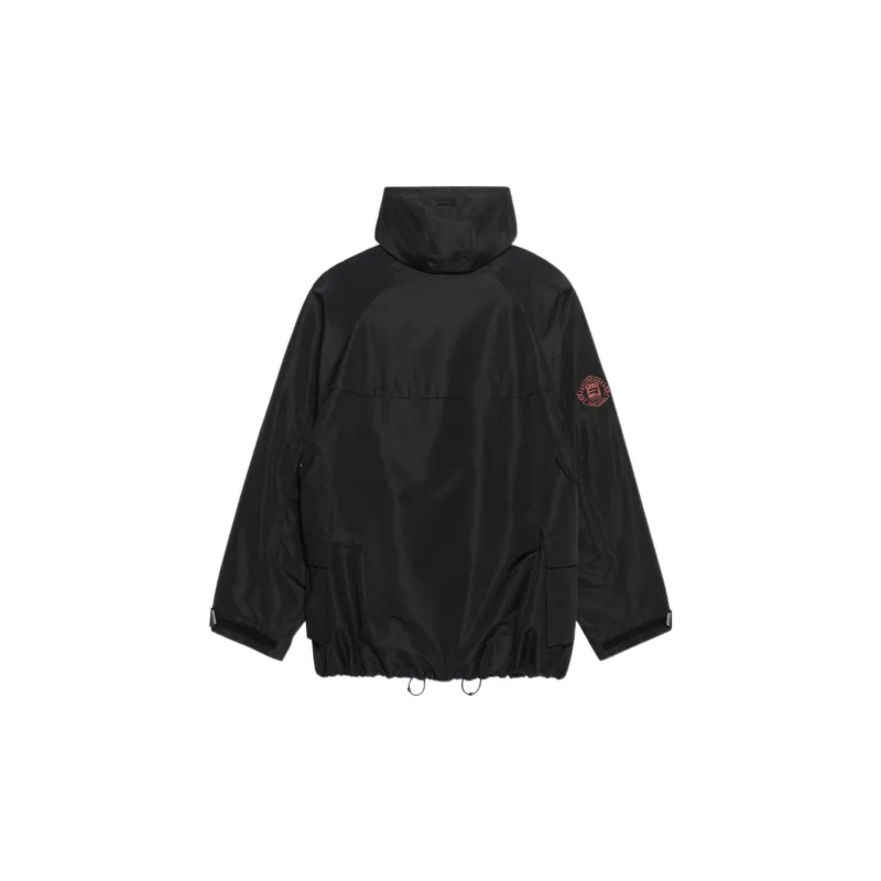 Balenciaga Parka Coats Men Black-1