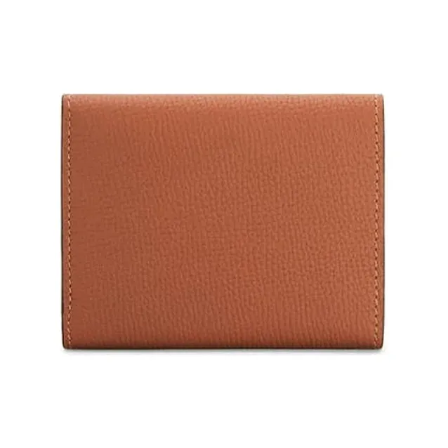 LOEWE Anagram Pebbled Cow Leather Wallet Women's Brown-1