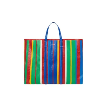 Balenciaga Barbes Lambskin Tote Bag Shopping Bag Handbag Shoulder Bag Crossbody Bag Large Size Women's Multicolor