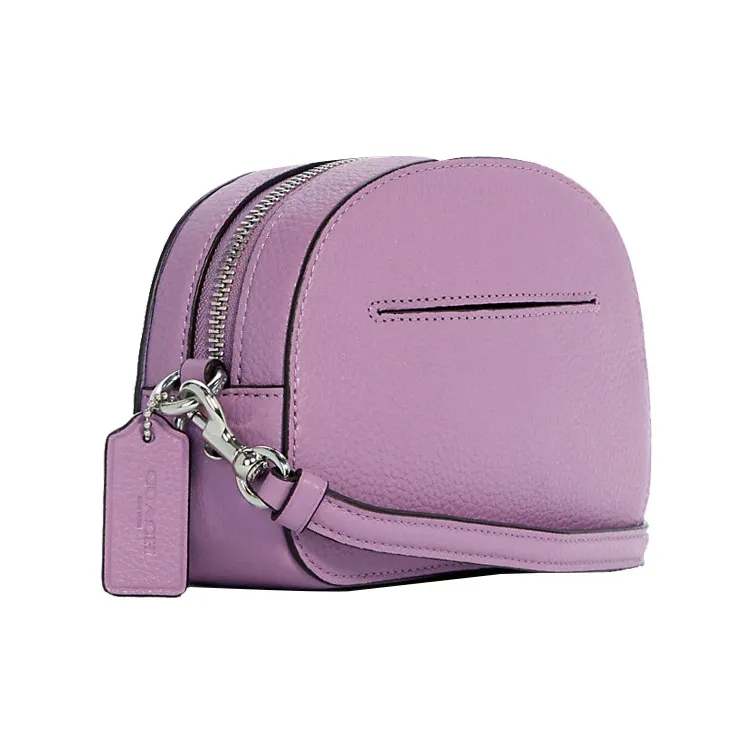COACH Serena Leather Shoulder Bag, Crossbody Bag Small Size Women's Taro Purple-1