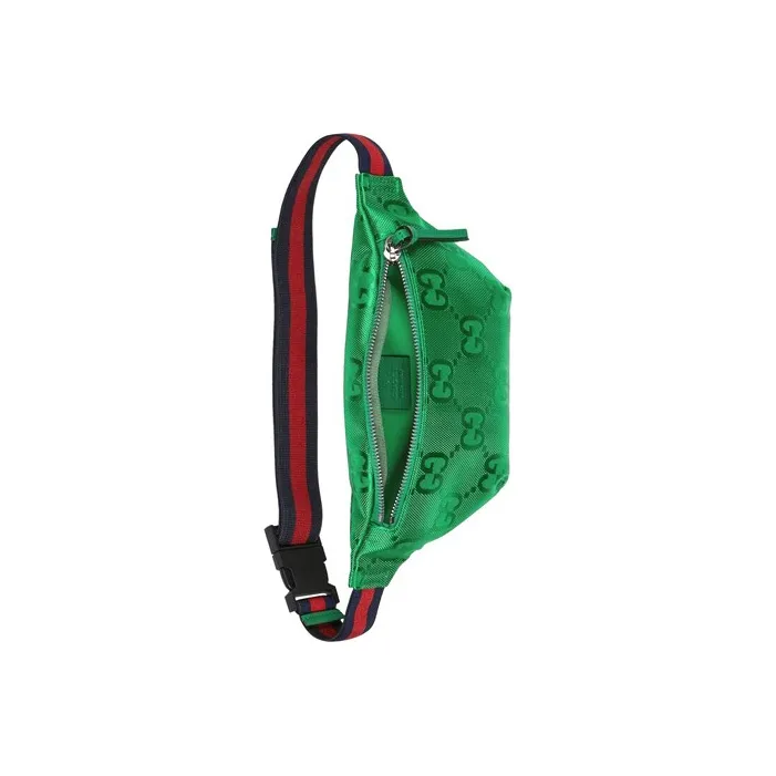 GUCCI Off The Grid Nylon With Leather Fanny Pack Sling Bags Kids' Bags Kids' Green-5