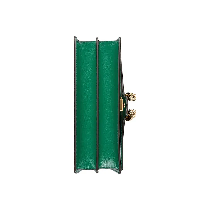 GUCCI Dionysus Leather Crossbody Bag Shoulder Bag Women's Green & Bright Green-6