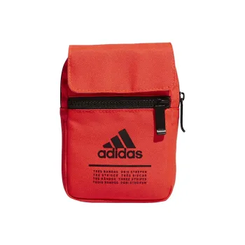 Adidas Polyester One Shoulder Handbag Crossbody Bag Regular Unisex Red
