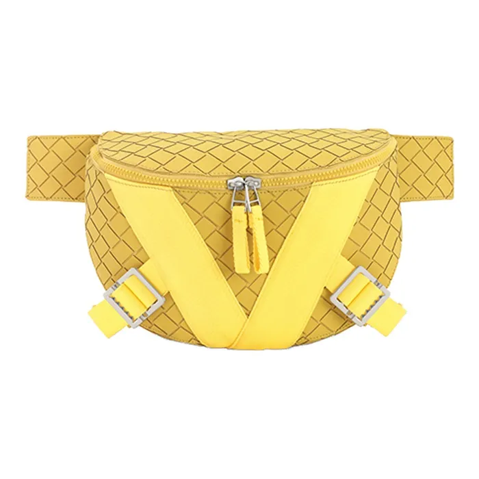 Bottega Veneta Polyurethane Belt Belt Coin Purse Men's Yellow-0