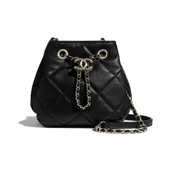 CHANEL Drawstring Crossbody Bags