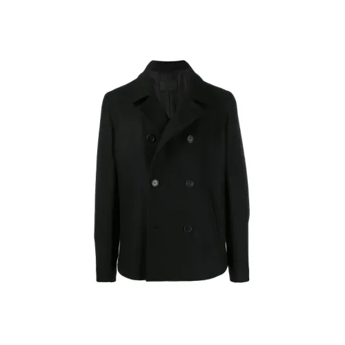 PRADA Coats Men Black