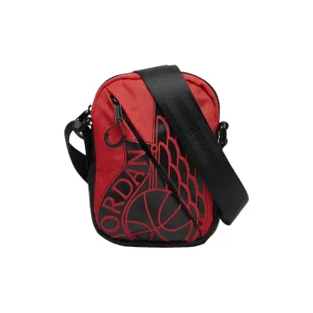 Jordan Nylon Fabric Cell Phone Pouch Shoulder Bag Crossbody Bag Regular Unisex Red