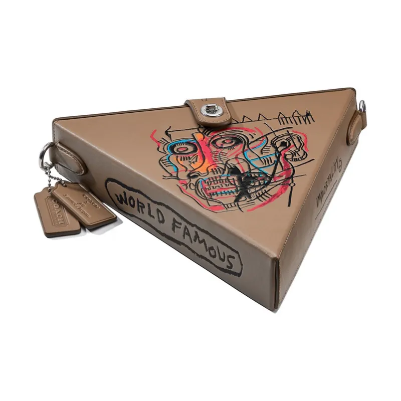 Jean michel Basquiat X COACH Triangle Shoulder Bags-1