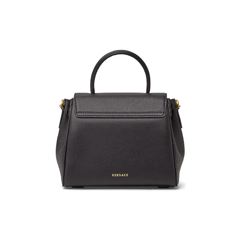 VERSACE La Medusa Cow Leather Shoulder Bag Crossbody Bag Handbags Small Size Women's Black-2