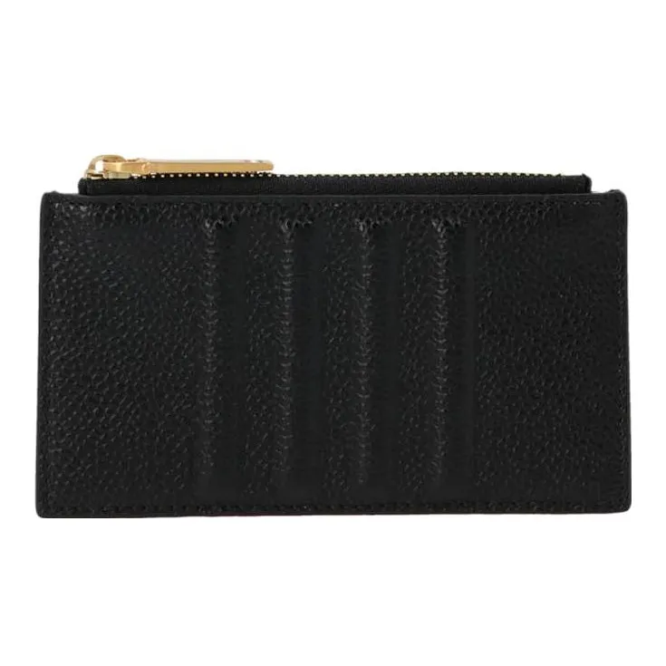 THOM BROWNE· Cow Leather Wallet Men's Black-1