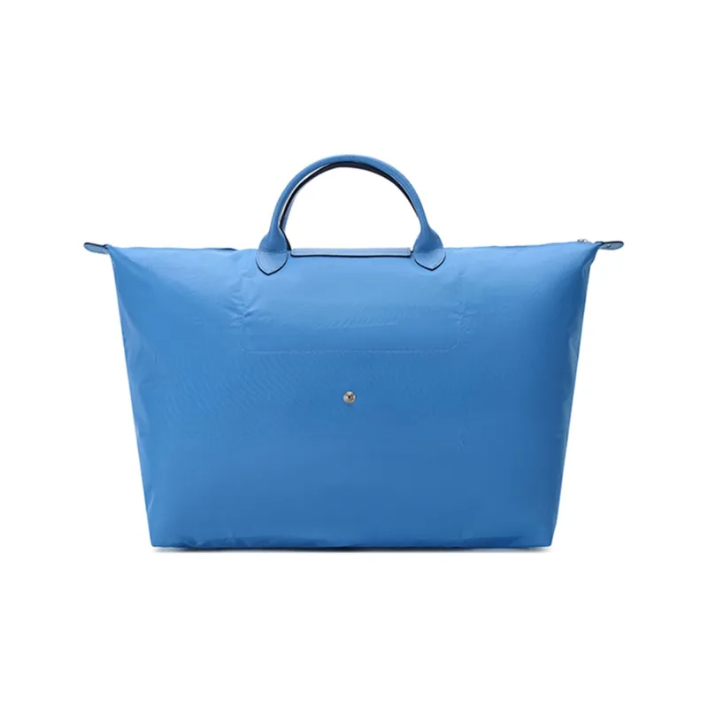LONGCHAMP Le Pliage Fabric Handbag Large Size Women's Blue-3