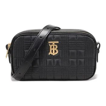 Burberry Leather Sling Bag, Crossbody Bag, Fanny Pack Women's Black