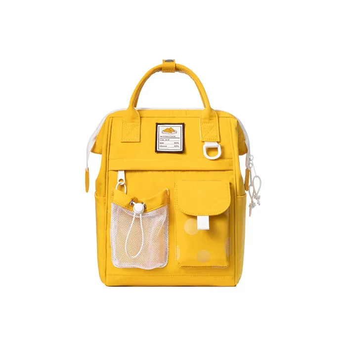 MR.ACE HOMME Polyester Portable Backpack Regular Women's White/Green-1