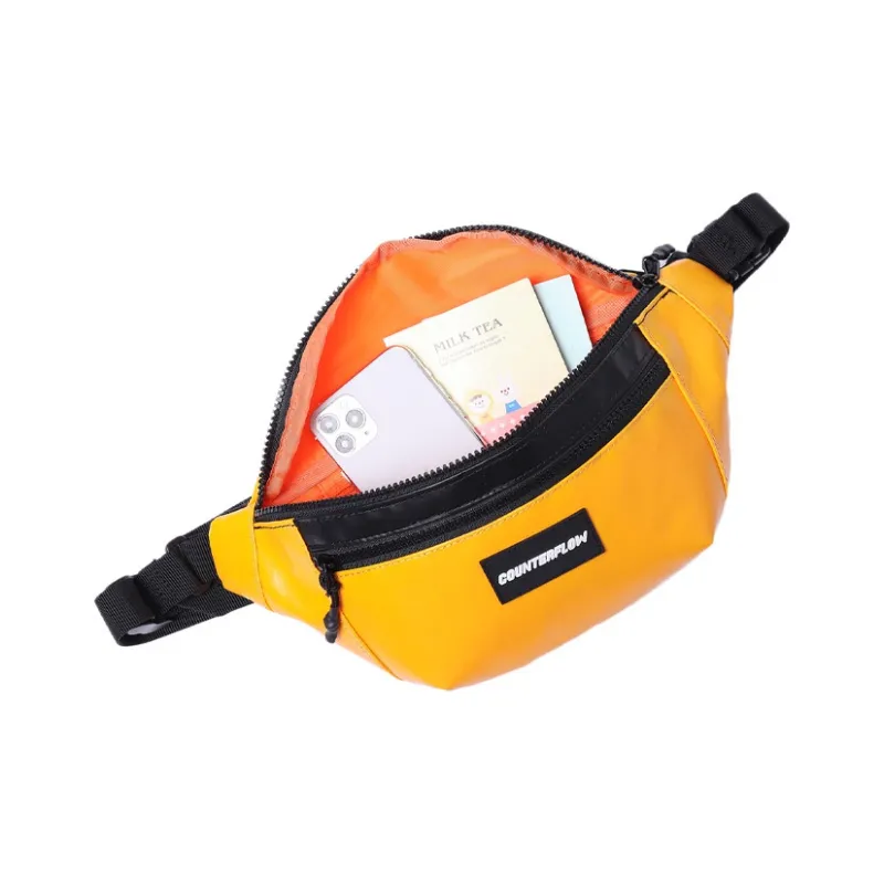 LiNing Polyester Sling Bag Fanny Pack Regular Unisex Yellow-3