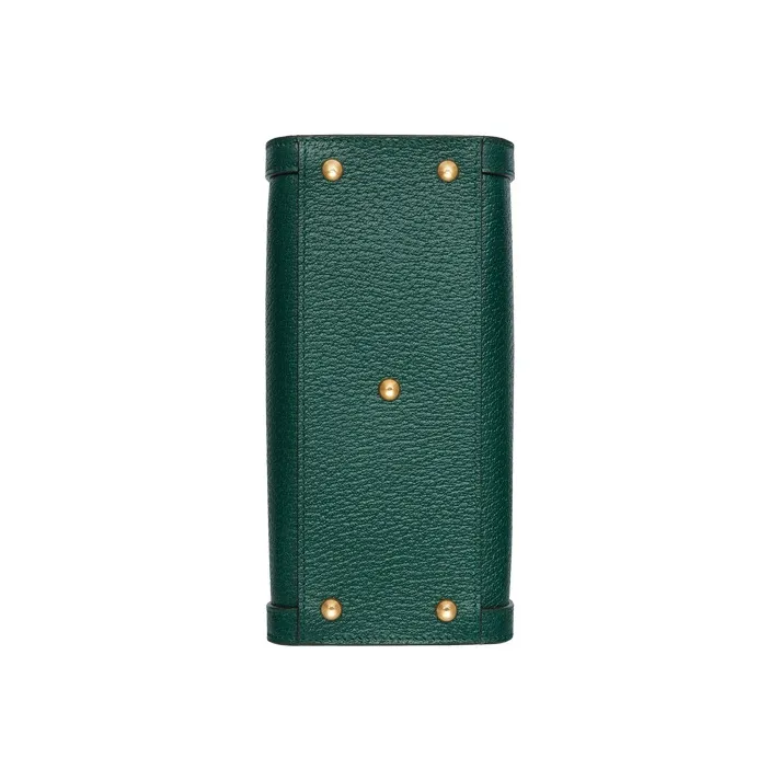 GUCCI Diana Leather One Shoulder Handbags Mini Women's Green-7