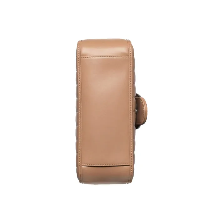 GUCCI GG Marmont Leather Handbag Shoulder Bag Crossbody Bag Mini Women's Rose Beige Milk Tea Beige-6