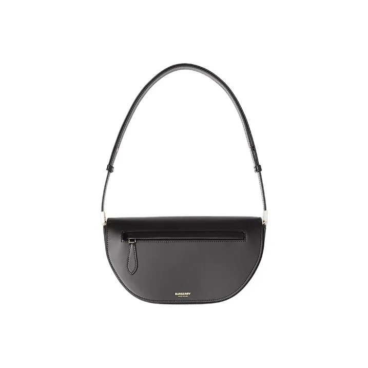 Burberry Small Olympia Leather Bag Black-0