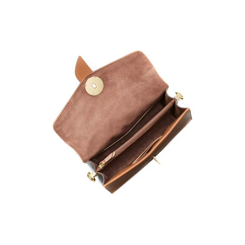 MICHAEL KORS Greenwich Fabric Shoulder Bag, Crossbody Bag Medium Size Women's Acorn Brown-2