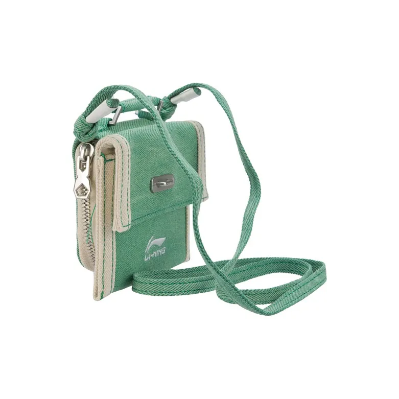 LiNing Disney Collaboration Fabric Shoulder Bag Crossbody Bag Regular Unisex Green-1