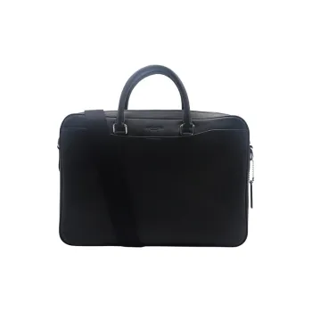 COACH Beckett PVC Leather Crossbody One Shoulder Handbag Tubas Men's Black