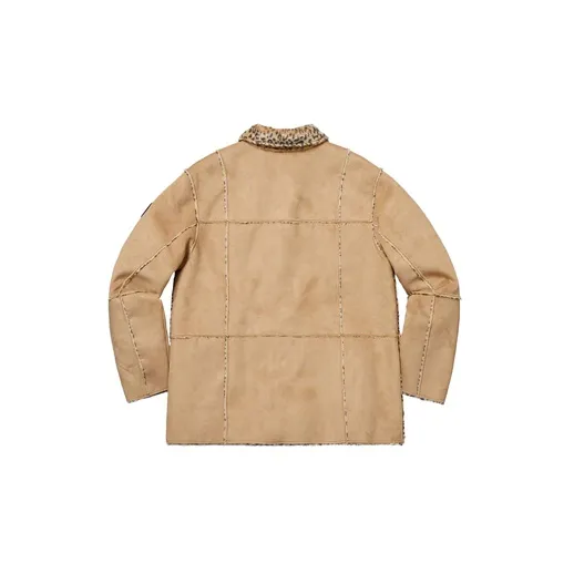 Supreme Reversible Faux Suede Leopard Coat-2