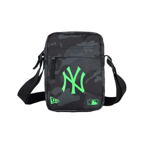 New Era Polyester Crossbody Bag Regular Unisex Black Camouflage