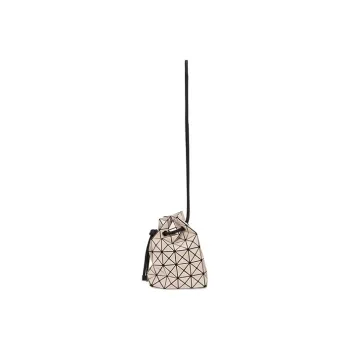ISSEY MIYAKE Prism Polyester Bucket Bags Shoulder Bag Crossbody Bag Women's Beige