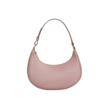 CELINE AVA Smooth Cow Leather Shoulder Bag Handbag Shoulder Bag Women's Vintage Pink Red
