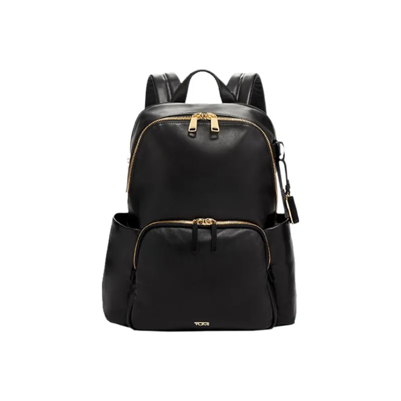 TUMI Voyageur Cow Leather Backpack Regular Women's Black-0