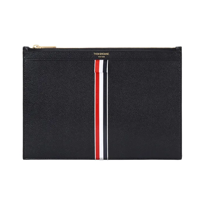 THOM BROWNE Vertical Intarsia Stripe Tablet Case-0