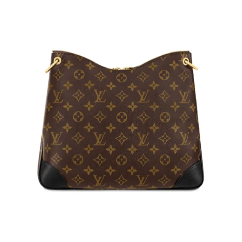 LOUIS VUITTON Coated Canvas Shoulder Bag Crossbody Bag Regular Women's Brown-3